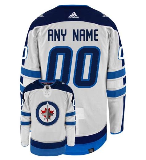 Customizable Winnipeg Jets Adidas Primegreen Authentic Nhl Hockey Jers