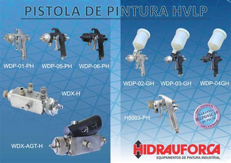 PISTOLA DE PINTURA HVLP HIDRAUFORÇA