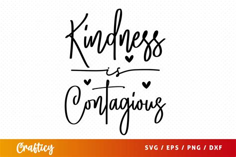 Kindness Is Contagious SVG Graphic By Graftify Creative Fabrica