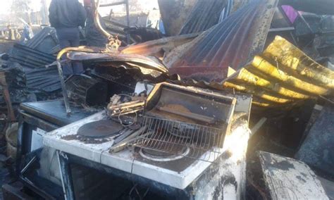 PICS: Mbare Magaba industry gutted by Fire Again - iHarare News