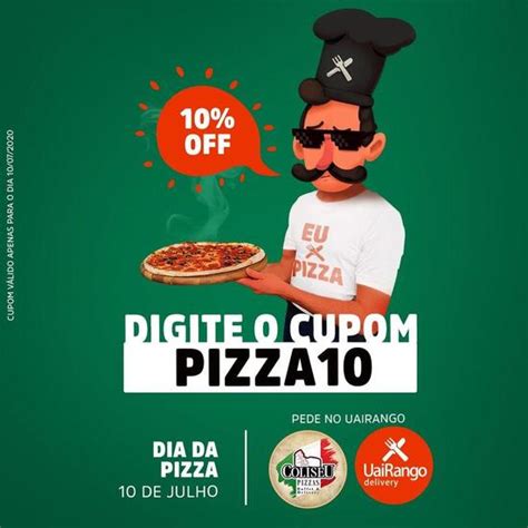 Menu Em Coliseu Pizzas Pizzaria Itapira