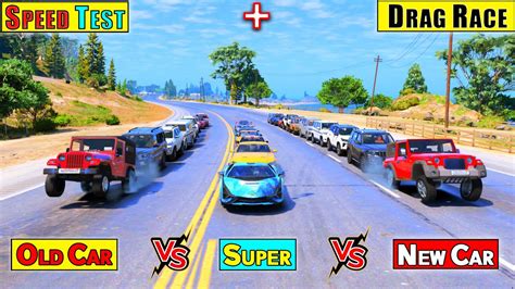 GTA 5 OLD INDIAN VS NEW INDIAN VS SUPER CARS TOP SPEED TEST HIGHWAY