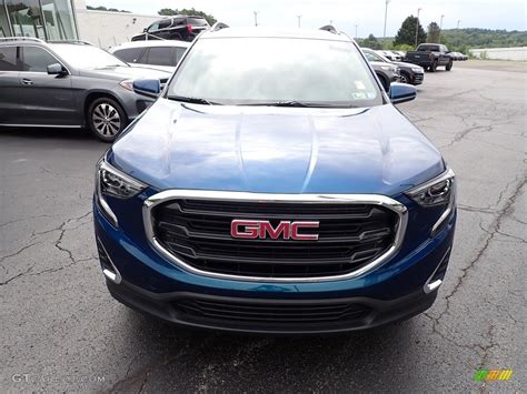 2019 Blue Emerald Metallic Gmc Terrain Sle Awd 144626572 Photo 11