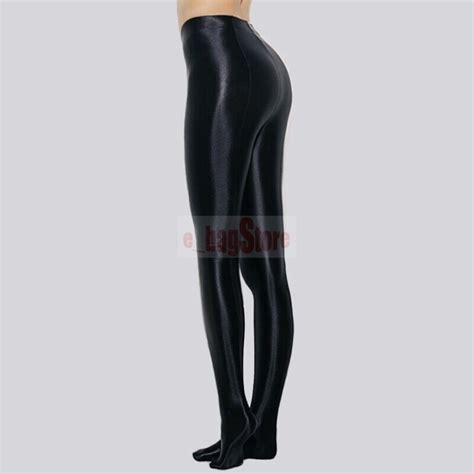 Leohex Sexy Women S Nylon Glitter Stockings Satin Glossy Opaque