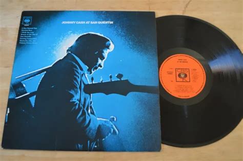 JOHNNY CASH AT San Quentin Vinyl LP S63629 1969 A Boy Named Sue I Walk