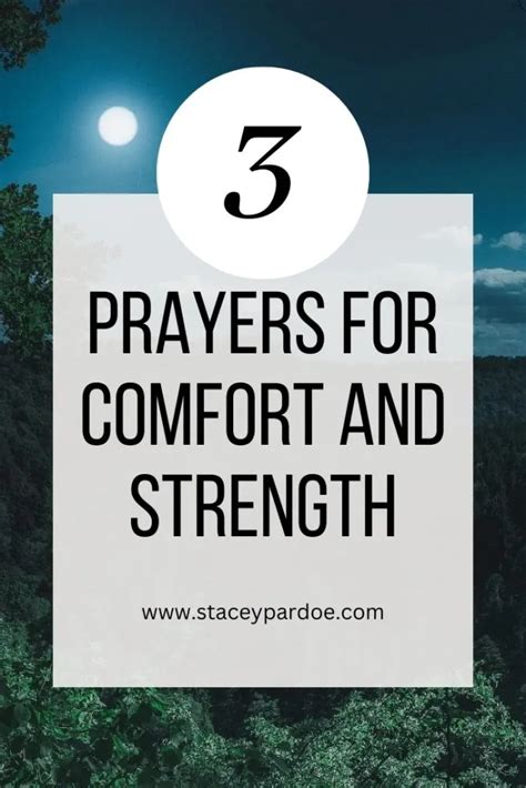 3 Empowering Prayers for Strength and Comfort - Stacey Pardoe in 2024 ...