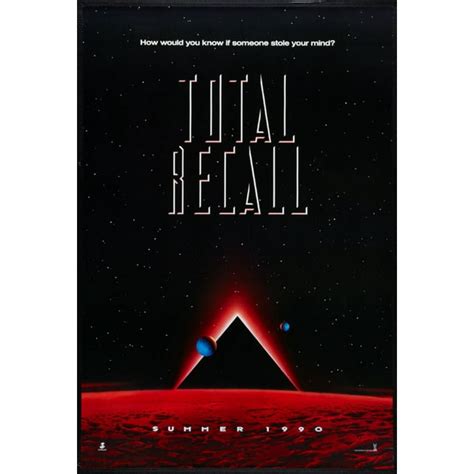 Total Recall Movie Poster 24x36 Art Poster 24x36 Unframed Age Adults