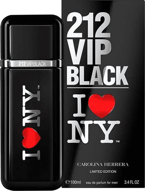 Perfume 212 Vip Men Black I Love NY Carolina Herrera Masculino Eau De