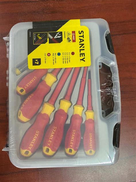 Stanley Stmt Vde V High Voltage Screwdriver Set Pcs