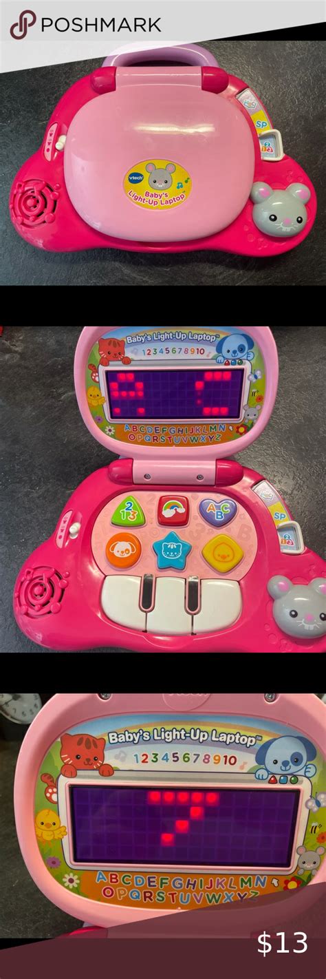 Vtech Babys Light Up Laptop In 2022 Vtech Baby Vtech Light Up