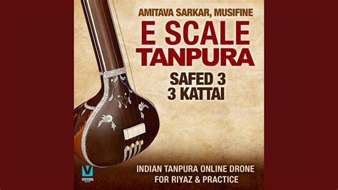 E Scale Tanpura Safed Kattai Indian Tanpura Online Drone For