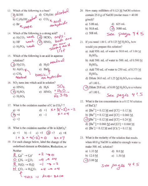 Worksheet Oxidation Numbers Answers Assigning Oxidation Numbers Free