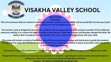 Welcome Visakhavalleyschool