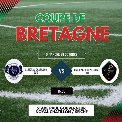 Programme Du Weekend Du 28 29 Octobre FC LA MEZIERE MELESSE