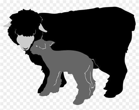 Detailed Sheep Silhouette Clipart - Sheep Silhouette Png - Free Transparent PNG Clipart Images ...