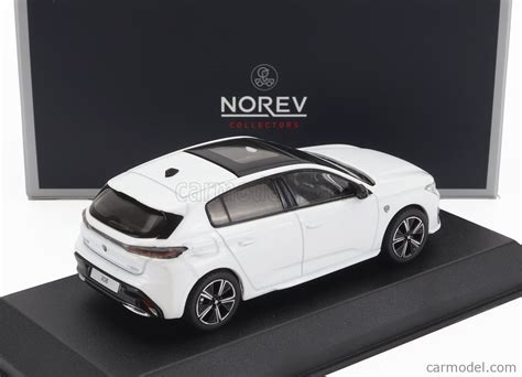 NOREV 473934 Scale 1 43 PEUGEOT 308 GT 2021 PEARL WHITE