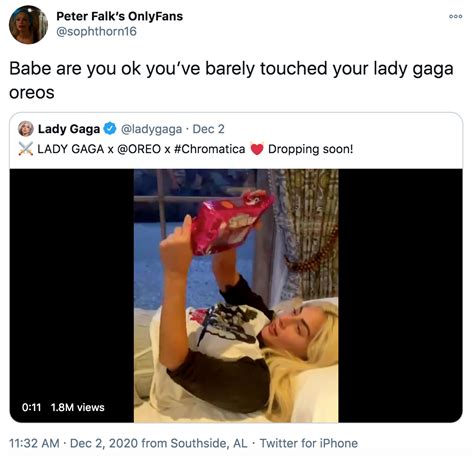 Lady Gaga Oreos Babe You Ok Know Your Meme