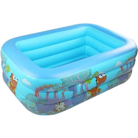 Pataugeoire Gonflablepiscine Rectangulaire Piscine Pour Enfants Pagaie