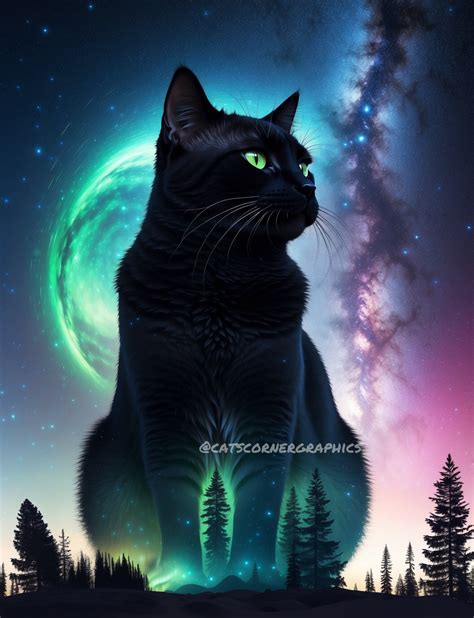 ArtStation - Cosmic Cat Digital Art Bundle | Artworks