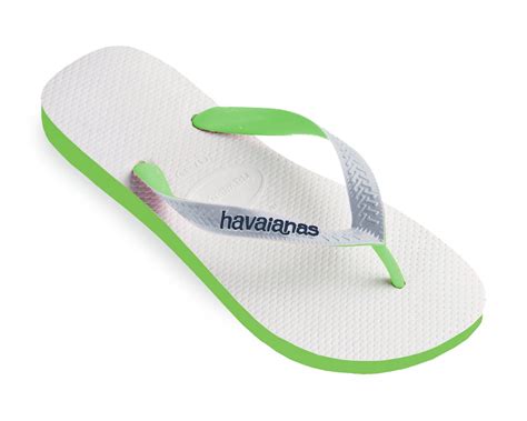 Havaianas tradicional verde claro x havaianas top mix marinho.