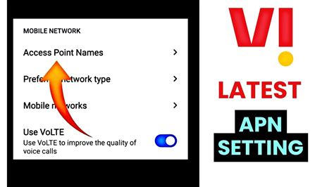 Latest Vi Apn Settings G Vi Net Speed Settings Vi Internet Settings