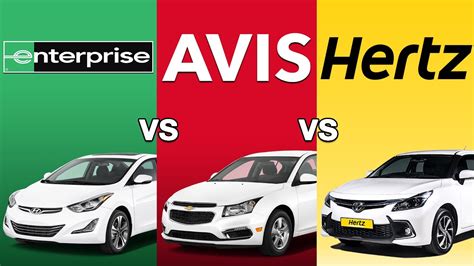 Enterprise Vs Avis Vs Hertz YouTube