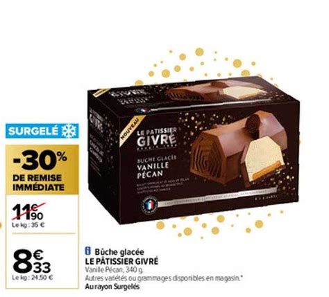 Promo B Che Glac E Le P Tissier Givr Chez Carrefour Icatalogue Fr