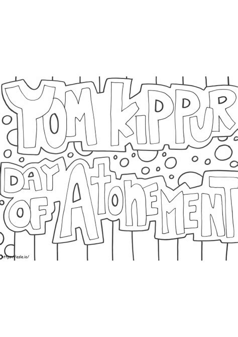 Yom Kippur Coloring Pages - Free Printable Coloring Pages for Kids and ...