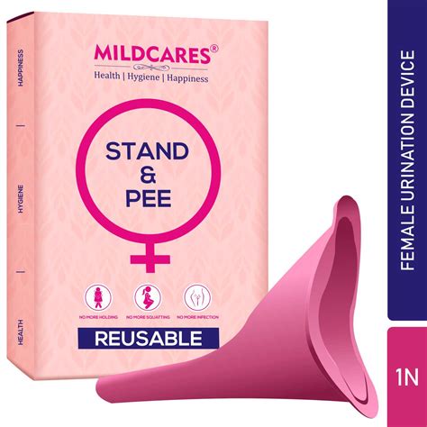 Mildcares Silicone Stand And Pee Reusable And Female Urination Device For