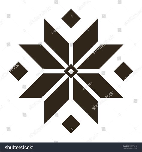 Belorussian Sacred Ethnic Ornament Vector Illustration Stock Vector