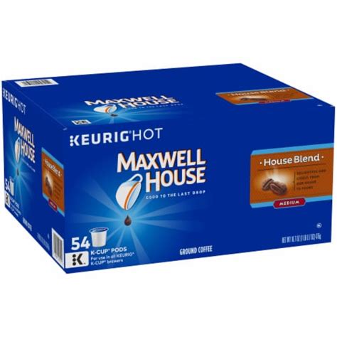 Maxwell House House Blend Medium Coffee K Cup Pods 54 Ct 030 Oz