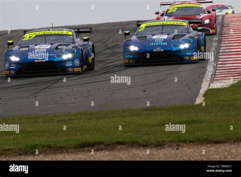 Derby UK 23rd June 2019 The Lapped TF Sport Aston Martin V8 Vantage