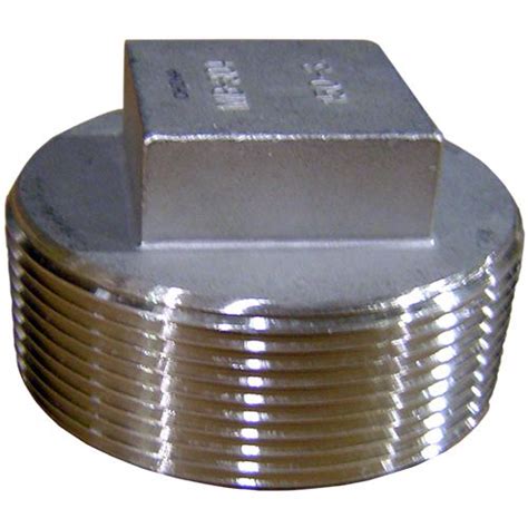 Stainless Steel Plugs Ss Npt Sq Head Plug