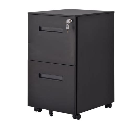 Topcobe Lateral Metal File Cabinet Modern Mobile File Cabinet Under