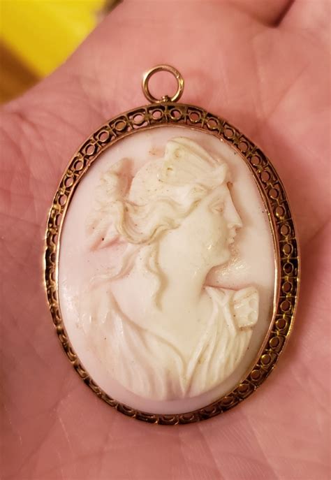 10k Pink Cameo, date? | Antiques Board