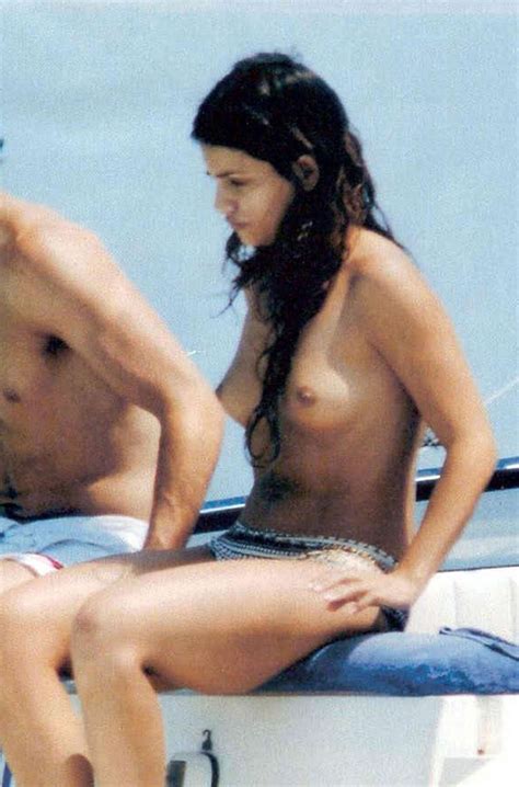 Monica Cruz Revealing Her Nice Big Boobs On Beach And Upskirt Paparazzi Shoots Porn Pictures