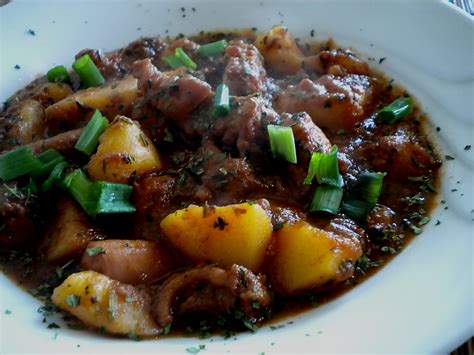 Cookingaround : Octopus Stew Portuguese Style Recipe