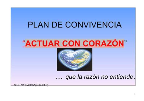 Borrador Plan De Convivencia Ies Turgalium Ppt