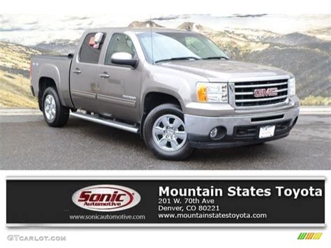 2013 Mocha Steel Metallic Gmc Sierra 1500 Slt Crew Cab 4x4 129817939