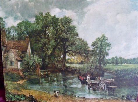 "The Hay Wain" John Constable Oil on Canvas Repro English Artist 1821 ...