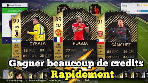 FUT 18 ACHAT REVENTE GAGNER BEAUCOUP DE CRÉDITS TRÈS RAPIDEMENT