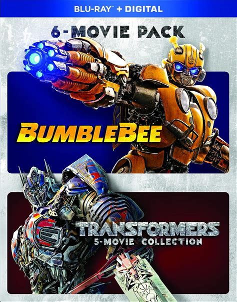 Bumblebee Transformers Ultimate 6 Movie Collection Blu Ray Digital