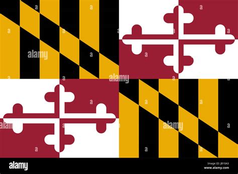 Maryland State Flag Hi Res Stock Photography And Images Alamy