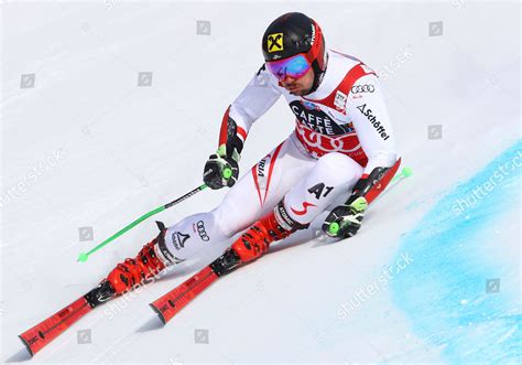 Austrias Marcel Hirscher Competes During Mens Editorial Stock Photo