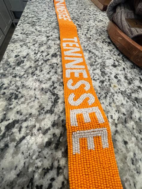 University Of Tennessee Vols Rocky Top Beaded Game Day Strap Etsy