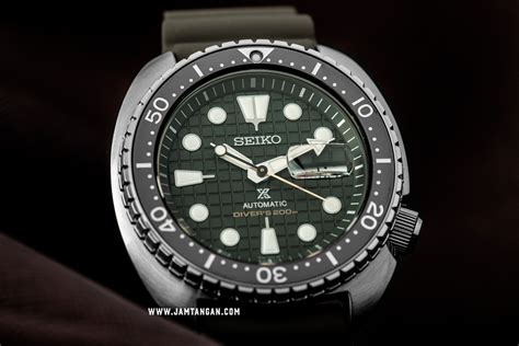 Seiko Prospex SRPE05K1 King Turtle Automatic Green Dial Green Rubber