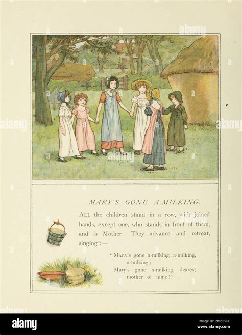 How To Play Marys Gone A Milking From The Book Kate Greenaway S Book