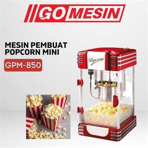 Jual MESIN POPCORN MAKER MINI GPM 850 MESIN PEMBUAT POPCRON GOMESIN GM