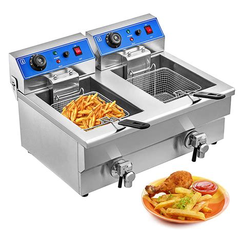 Vevor Friteuse Pro Inox L Double Panier Spotvision