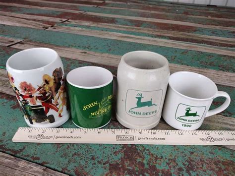 (4) Assorted John Deere Mugs - Gavel Roads Online Auctions